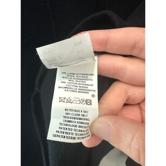 SAINT JAMES L’Atelier Navy Wool Cotton Cardigan Jacket France | Size Small - Picture 8 of 9